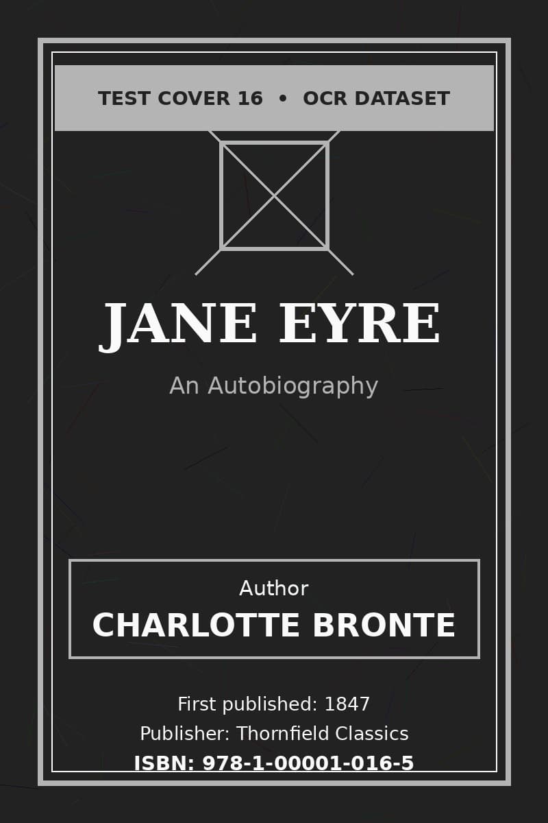 Jane Eyre: An Autobiography